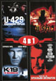 dvd фильм "Ю-429: Подводная тюрьма & Ю-571 & К-19: Угроза жизни & Охота за "Красным Октябрём""